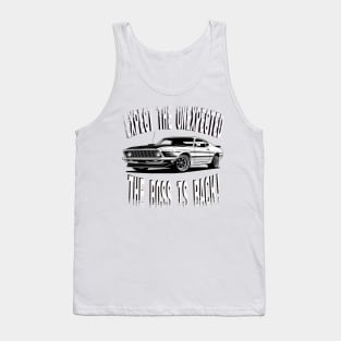 The Boss is Back! (distressed) Tank Top